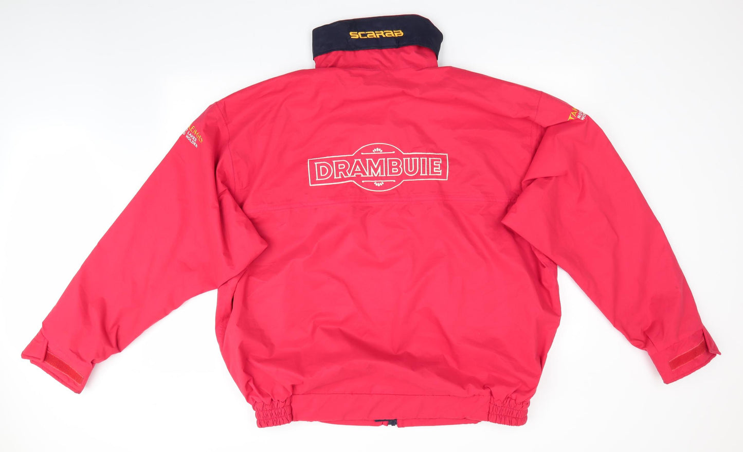 Splash Down Mens Red   Jacket Coat Size XL  - Drambuie Concealed Hoo