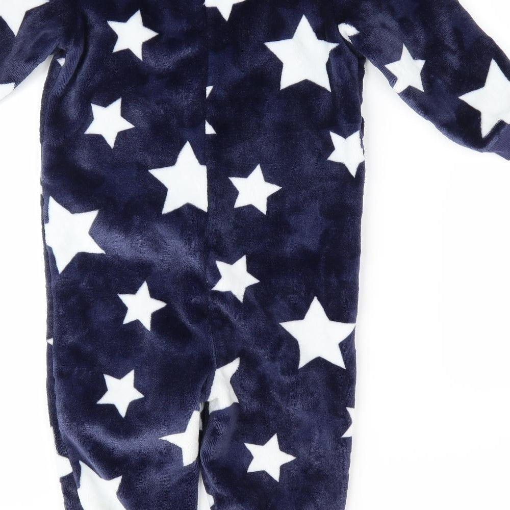 NEXT Boys Blue Geometric   One Piece Size 2-3 Years  - Star print
