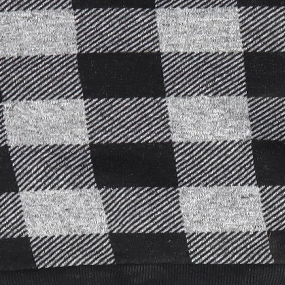 Nutmeg Boys Black Check  Pullover Jumper Size 18-24 Months  - Black and Grey