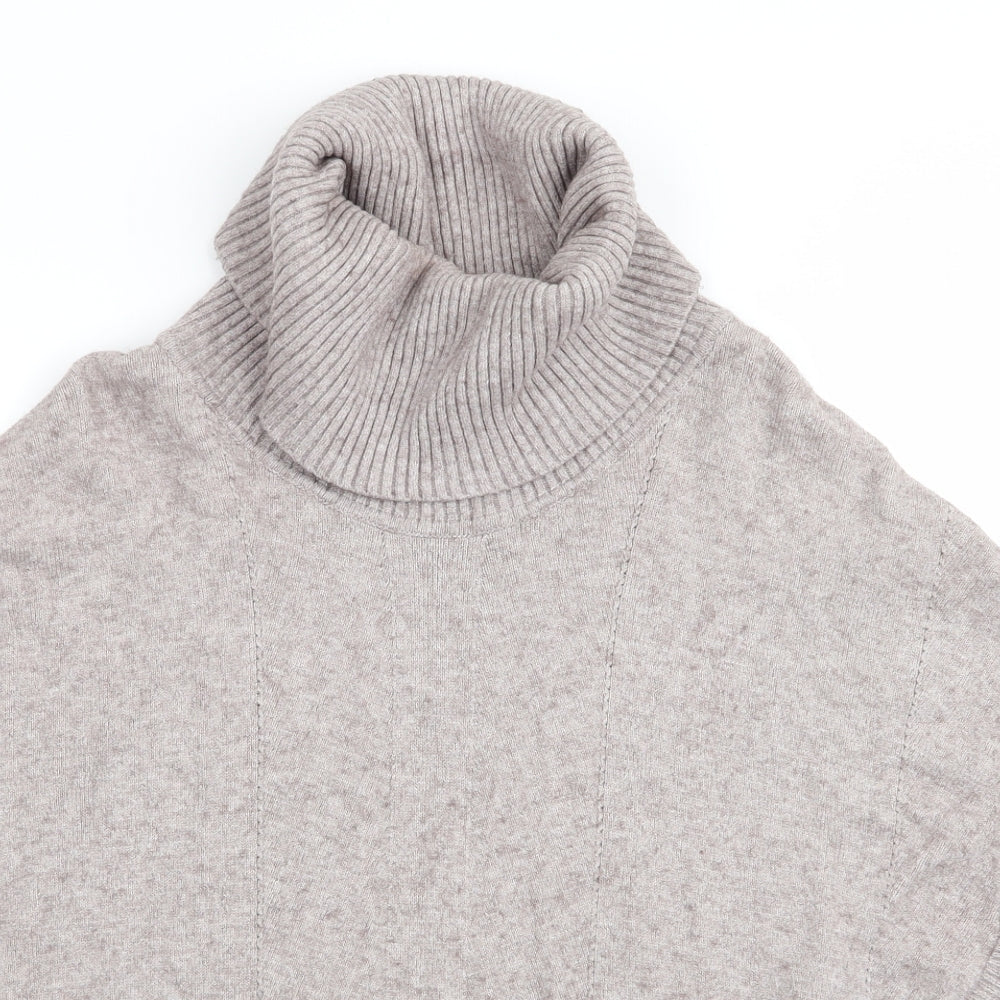 Sisters Womens Grey   Pullover Jumper Size S  - Poncho Style Jumper Vented sides