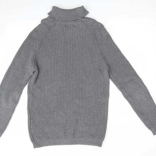 Zara Man Mens Grey   Pullover Jumper