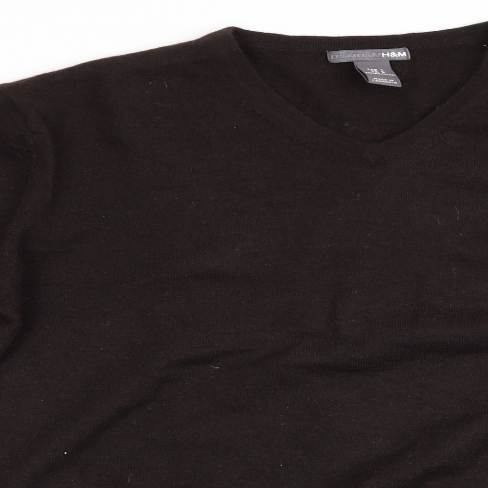 H&M Mens Brown   Pullover Jumper Size L
