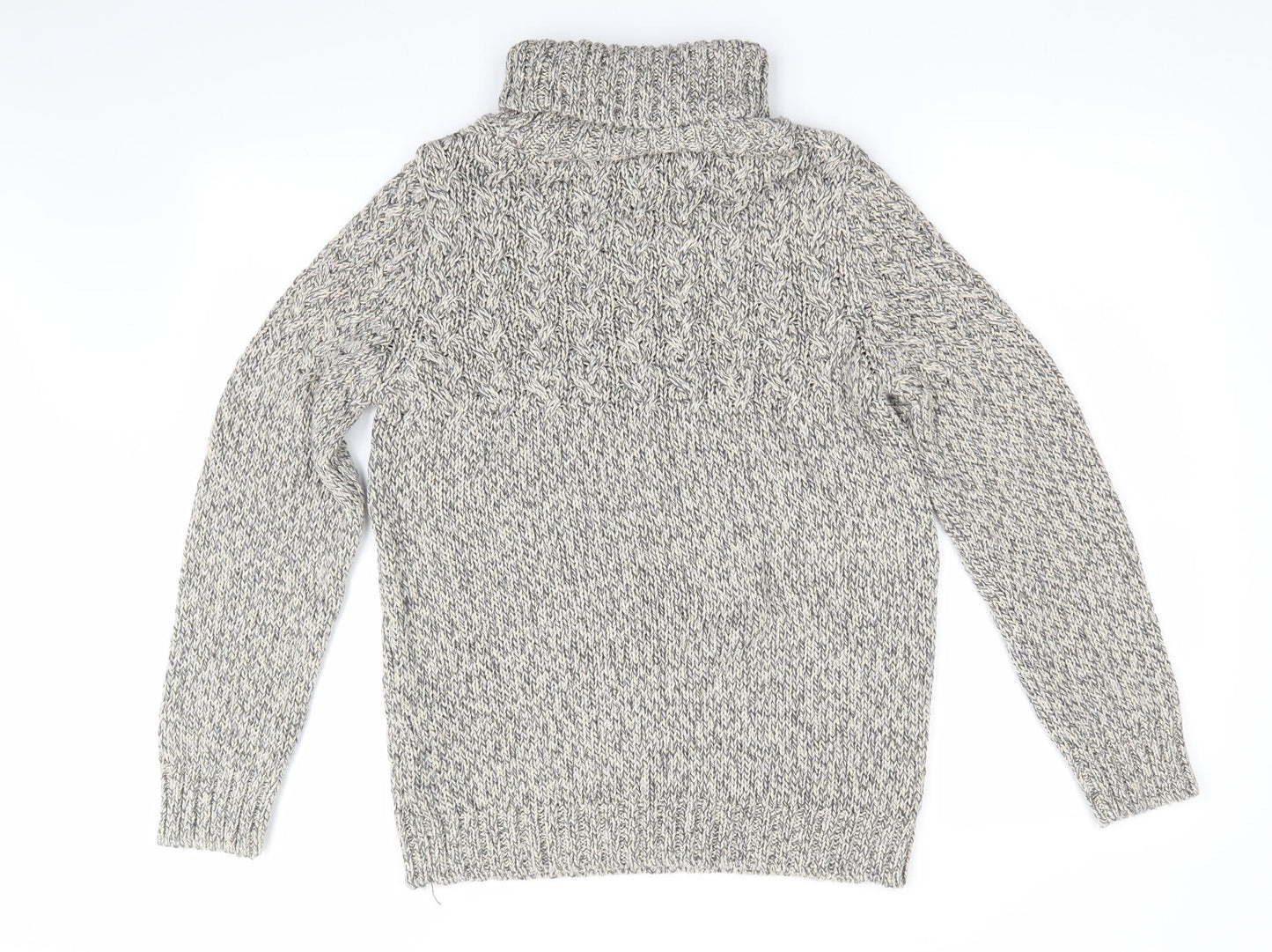 TU Womens Grey   Pullover Jumper Size 14  - Green Grey Gold - Subtle shimmer