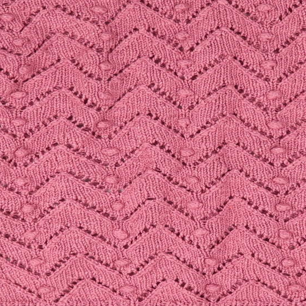 Preworn Womens Pink Polka Dot  Cardigan Jumper   - Open knit