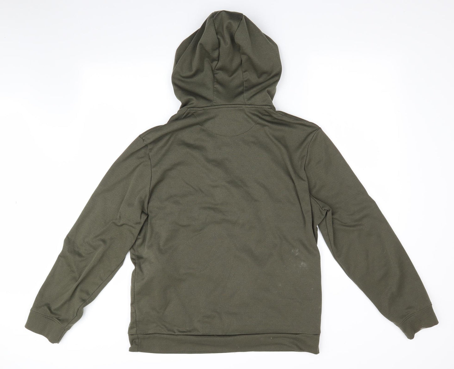 US Athletic Mens Green   Henley Hoodie Size M