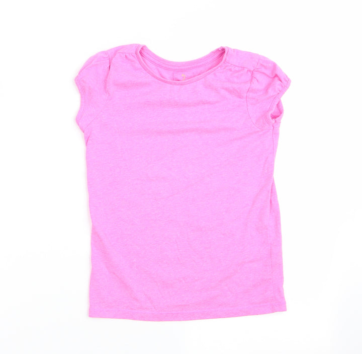 TU Girls Pink Basic T-Shirt Size 8 Years