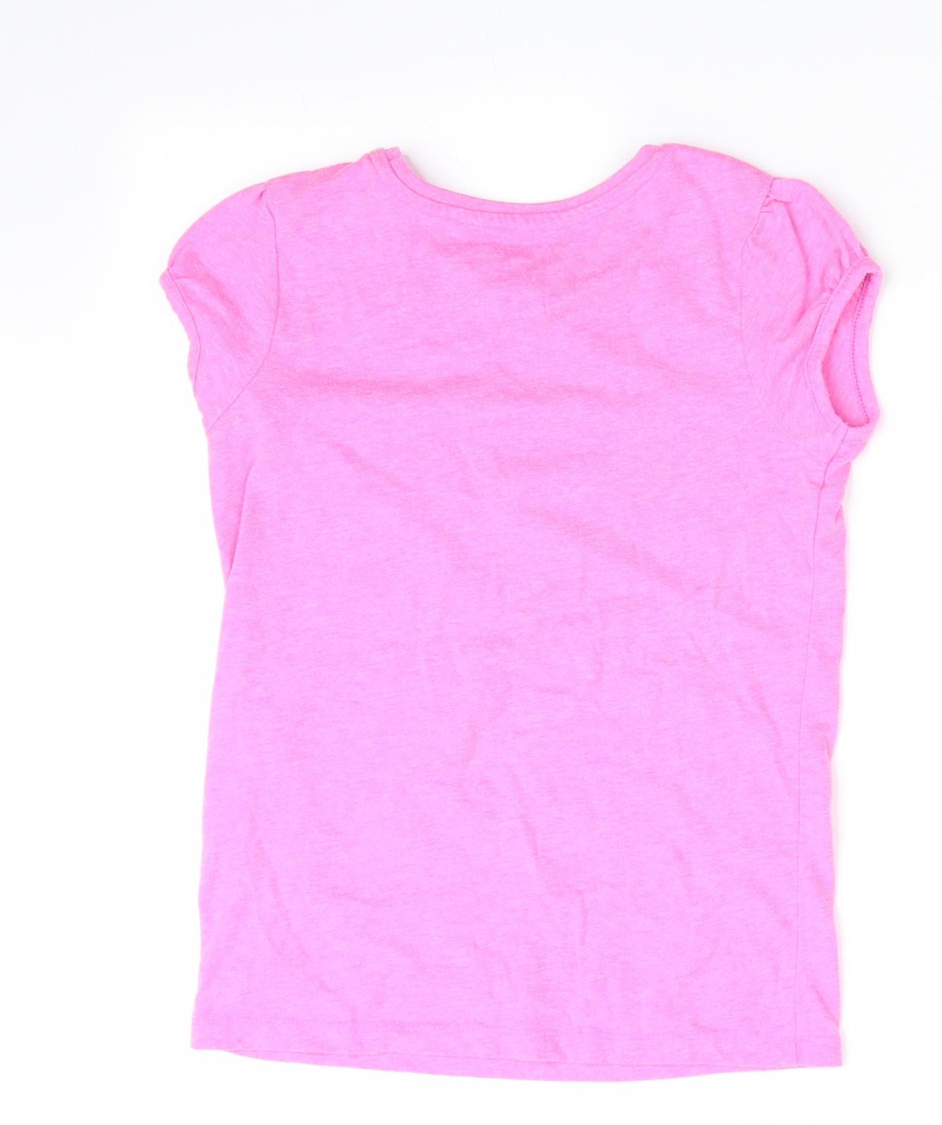 TU Girls Pink   Basic T-Shirt Size 8 Years