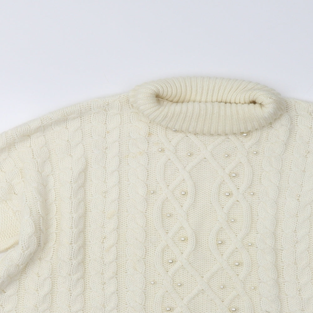 F&F Womens Ivory   Pullover Jumper Size 14