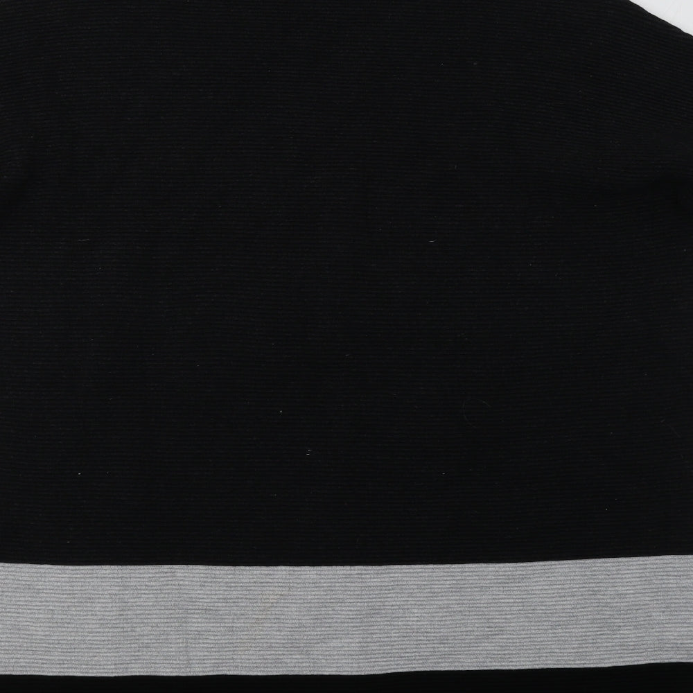 Phase Eight Womens Black Striped  Jumper Dress  Size L