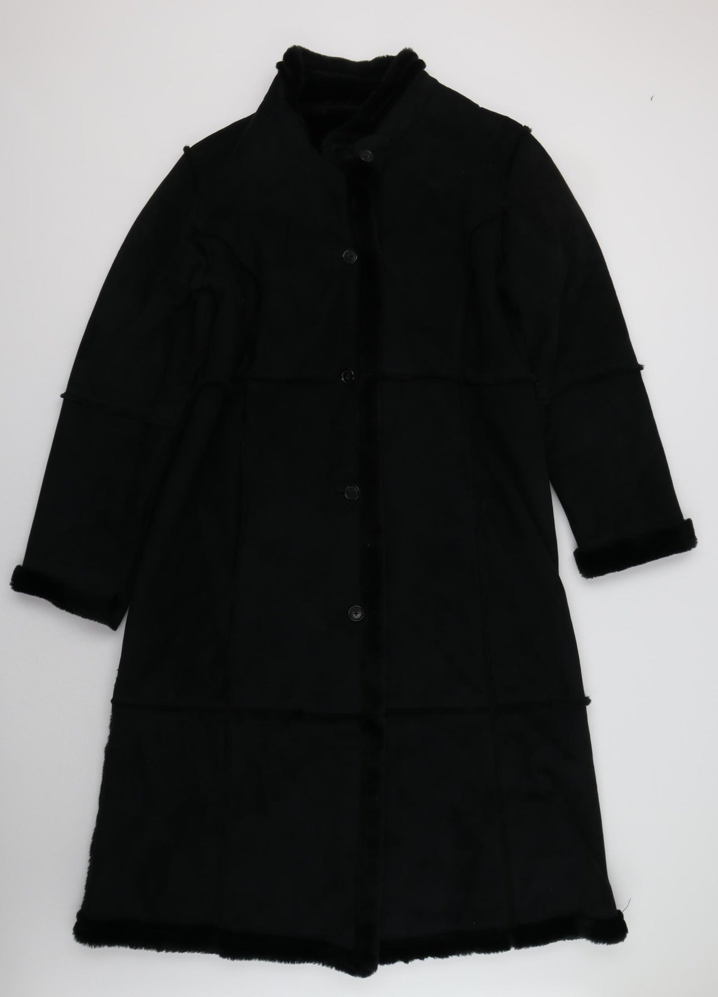 Centigrade Womens Black   Overcoat Coat Size L