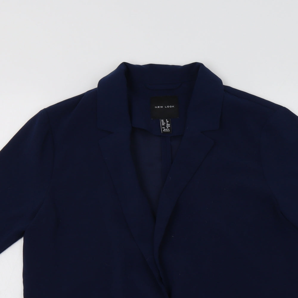 New Look Womens Blue   Jacket Blazer Size 8