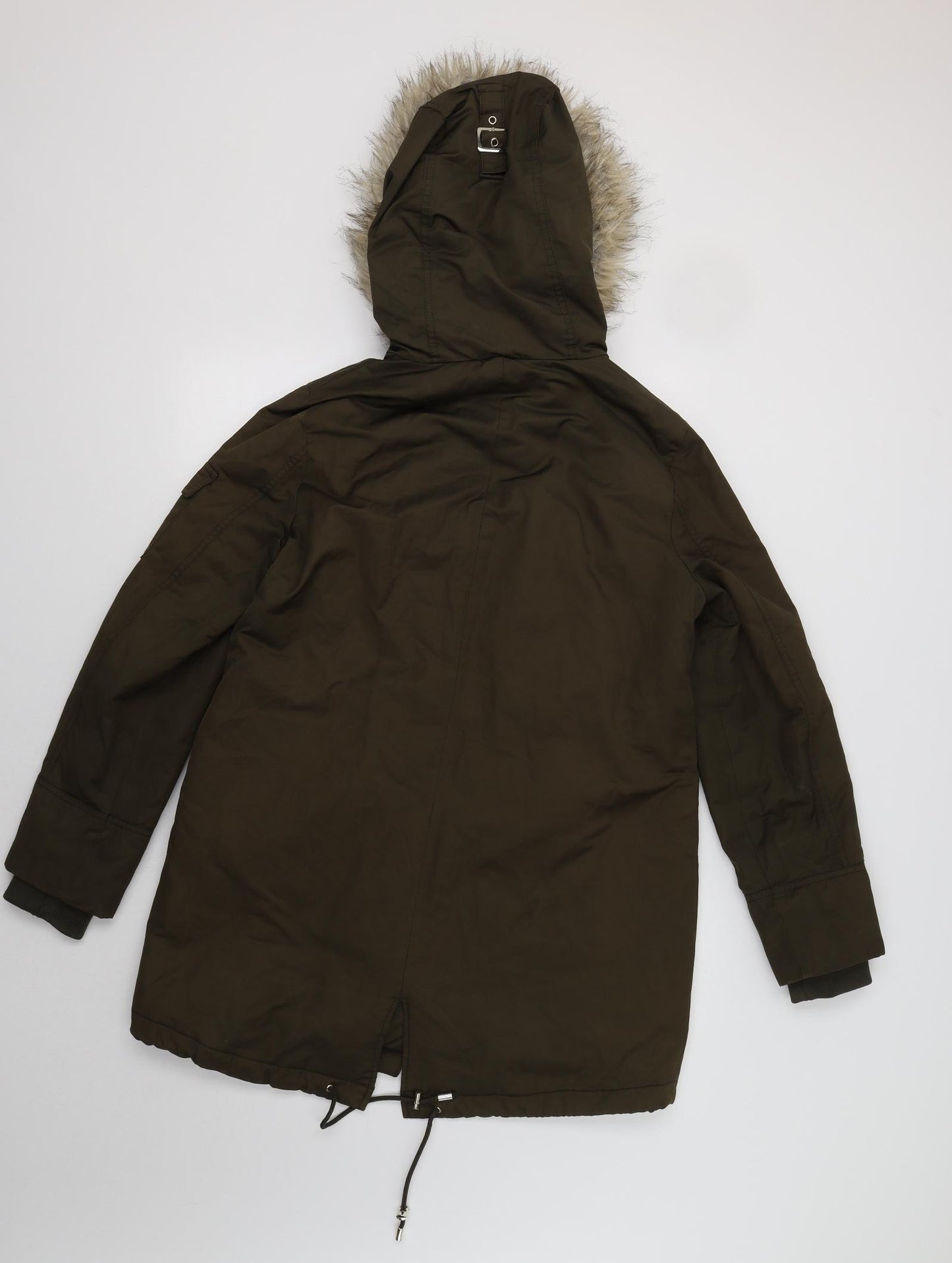 F&F Womens Green   Parka Jacket Size 12