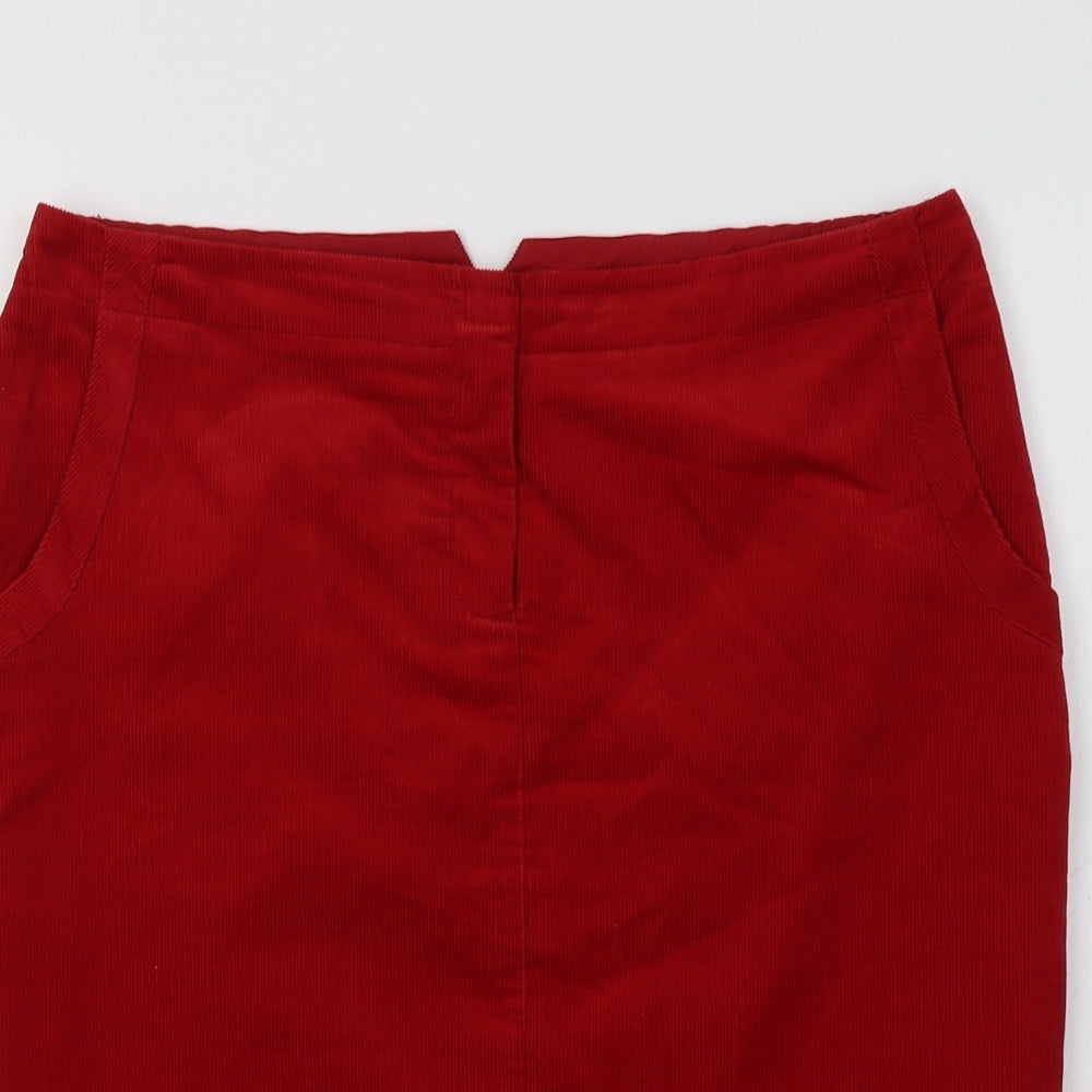 MNG Womens Red   Straight & Pencil Skirt Size 12