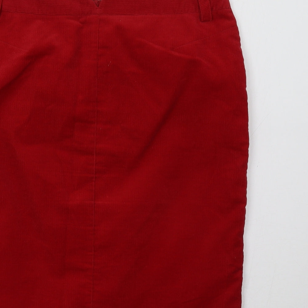 MNG Womens Red   Straight & Pencil Skirt Size 12
