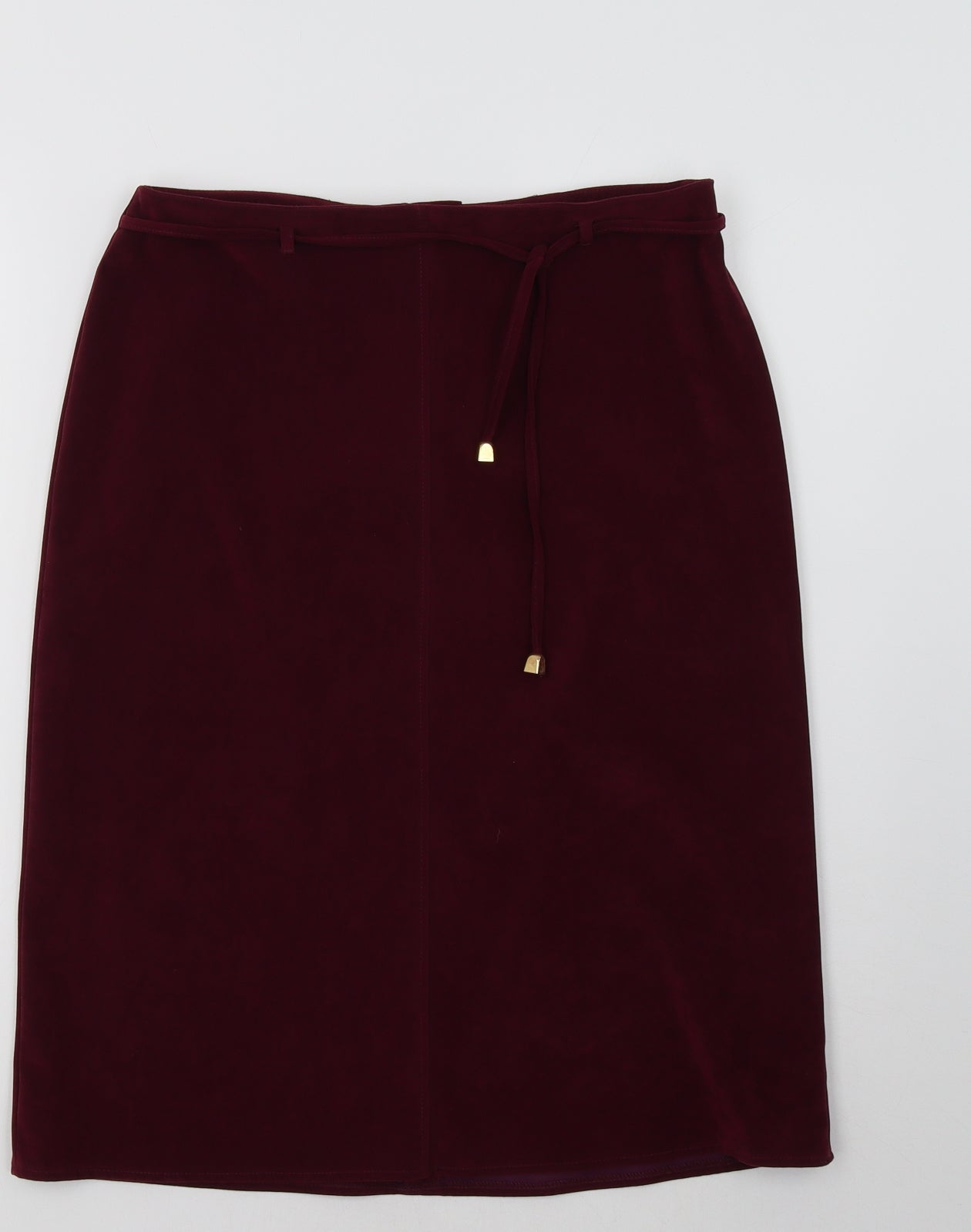 Topshop Womens Purple   Straight & Pencil Skirt Size 12