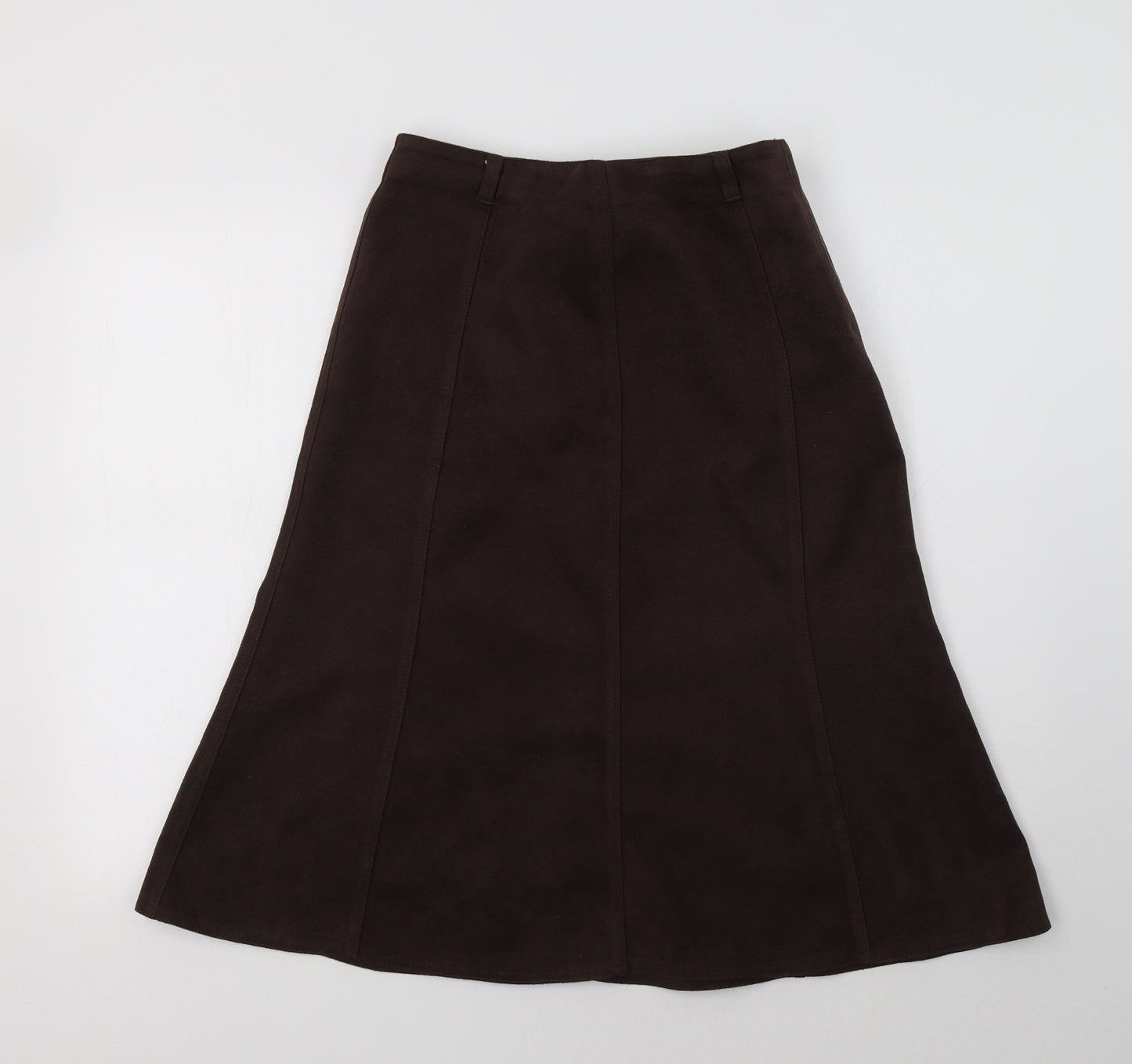 M &S Womens Brown   A-Line Skirt Size 12