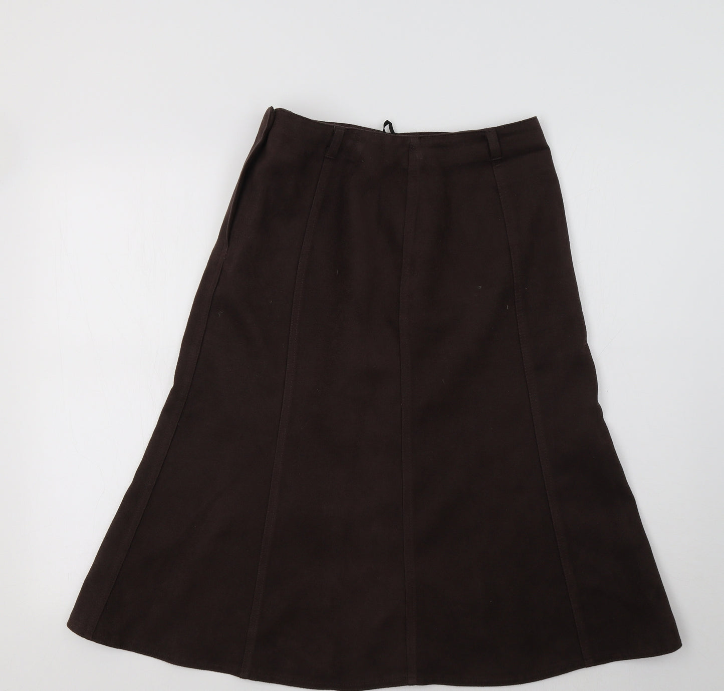 M &S Womens Brown   A-Line Skirt Size 12