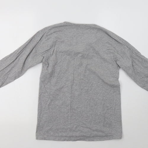 Red Herring Boys Grey   Basic T-Shirt Size 13 Years