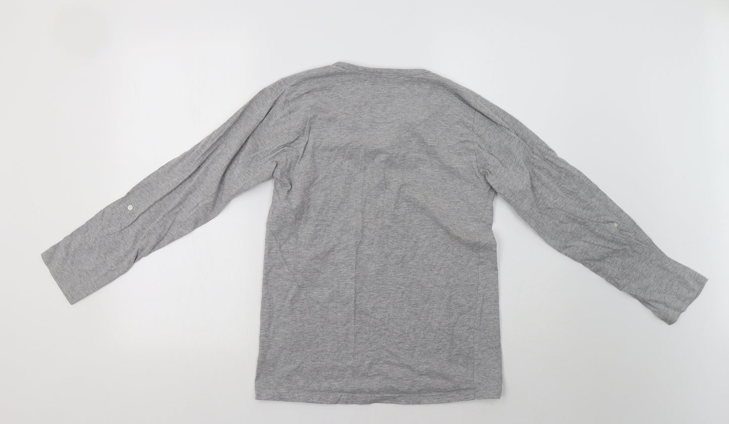 Red Herring Boys Grey   Basic T-Shirt Size 13 Years