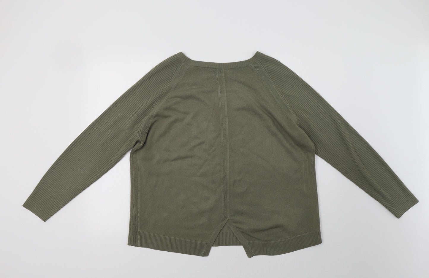 M&S Womens Green   Pullover Jumper Size 18