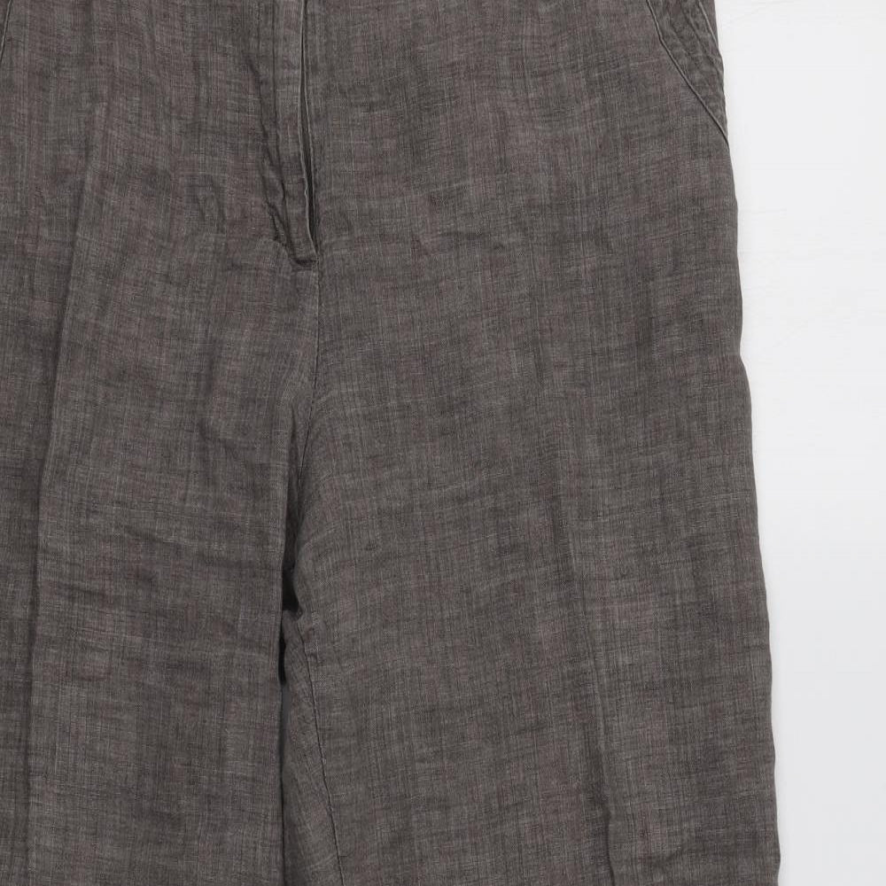 Monsoon Womens Grey   Trousers  Size 18 L28 in