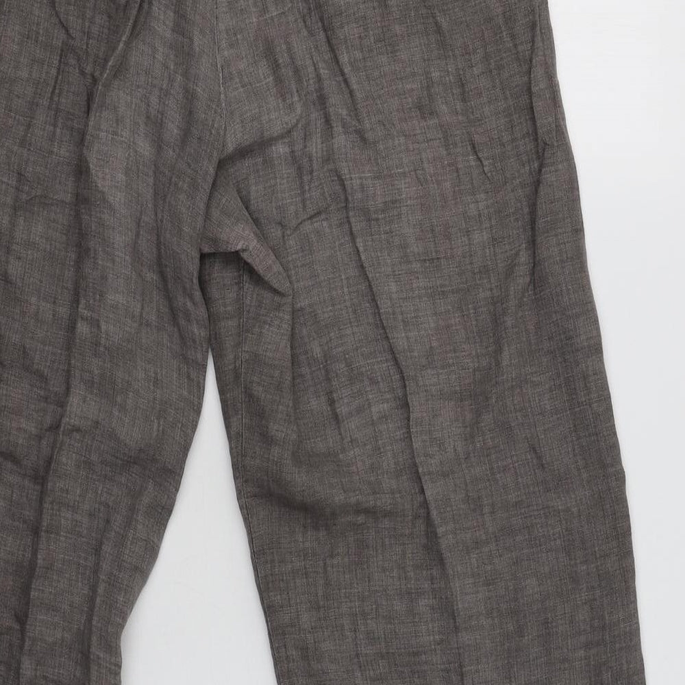 Monsoon Womens Grey   Trousers  Size 18 L28 in