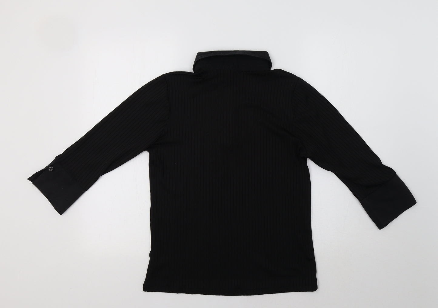 Platform Womens Black   Basic Blouse Size 12