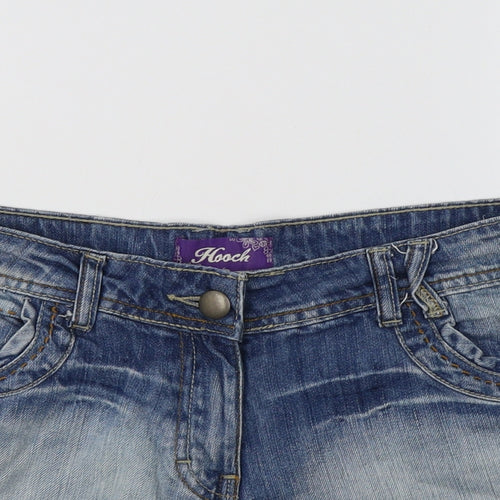 HOOCH Womens Blue   Hot Pants Shorts Size S