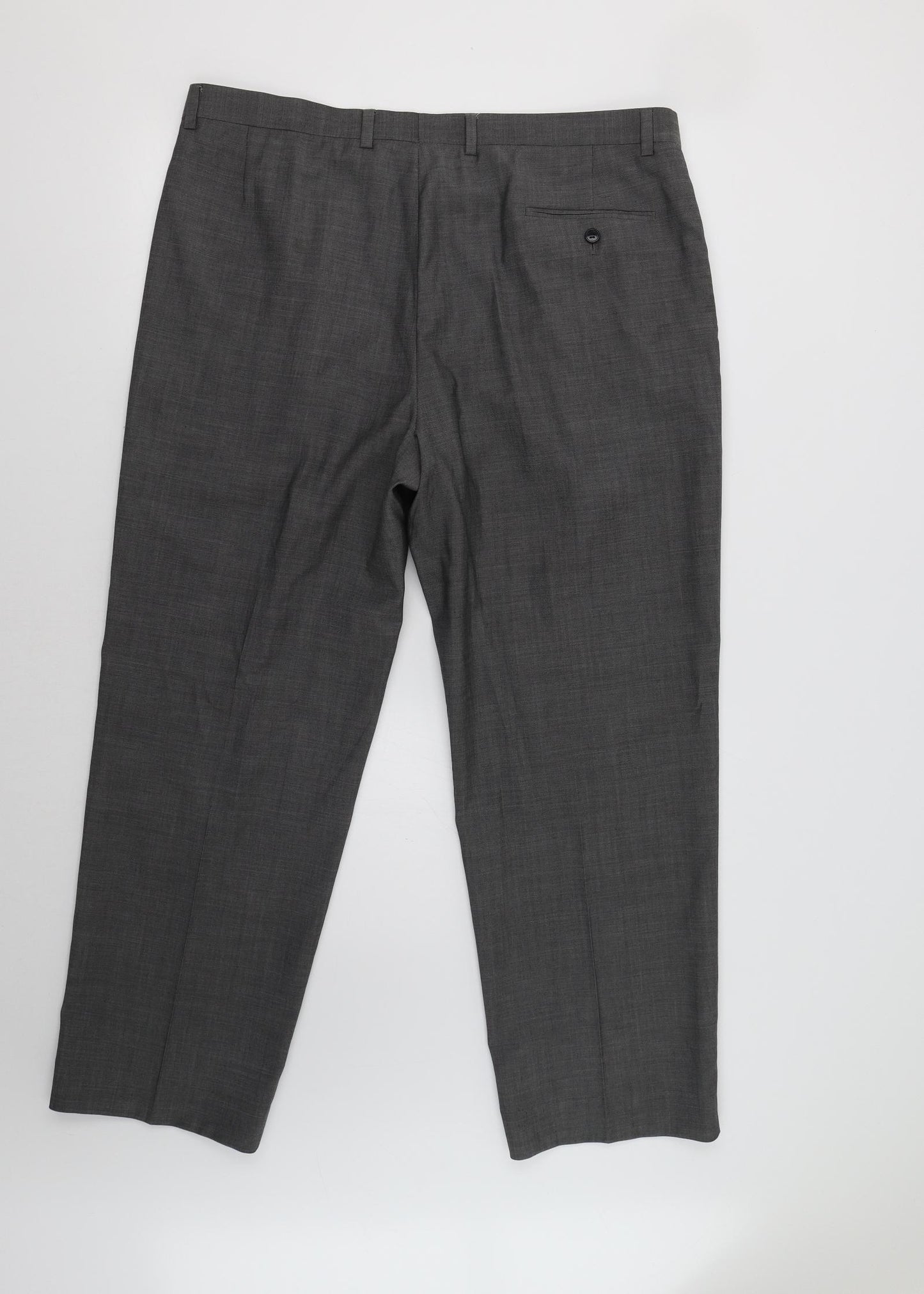 M&S Mens Grey   Dress Pants Trousers Size 40 L29 in