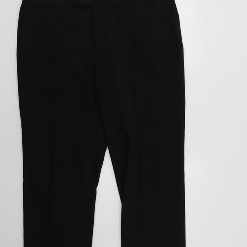 M&S Mens Black   Dress Pants Trousers Size 42 L29 in