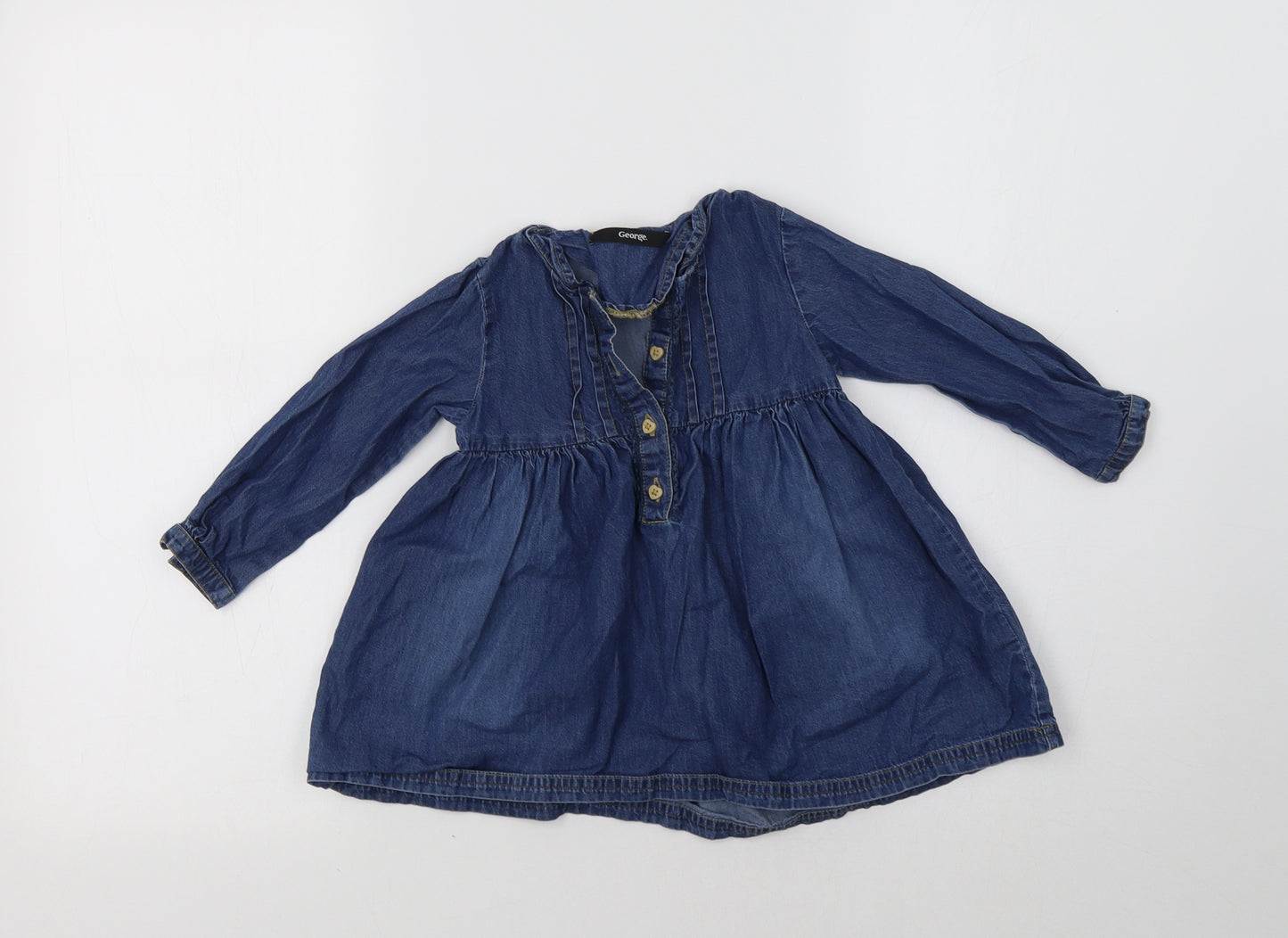 George Baby Blue   Fit & Flare  Size 12-18 Months