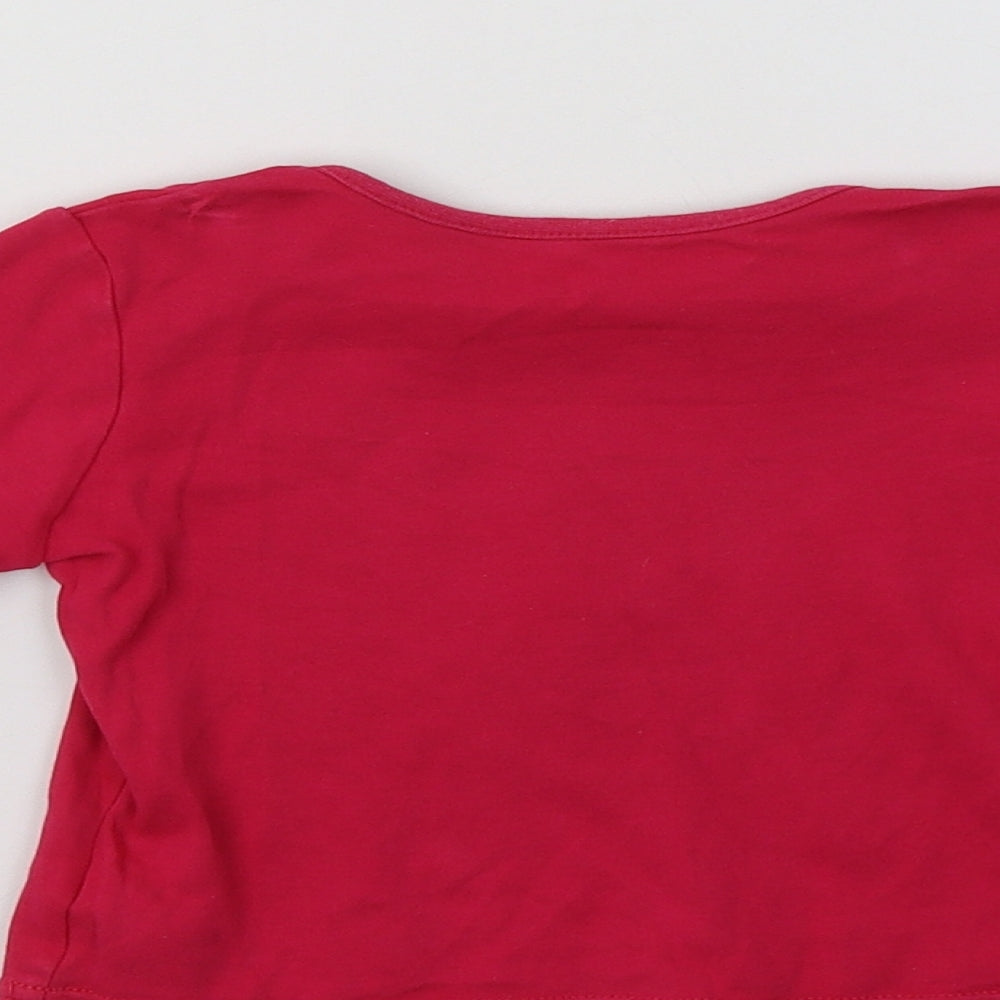 George Baby Pink   Basic T-Shirt Size 18-24 Months  - Minnie Mouse