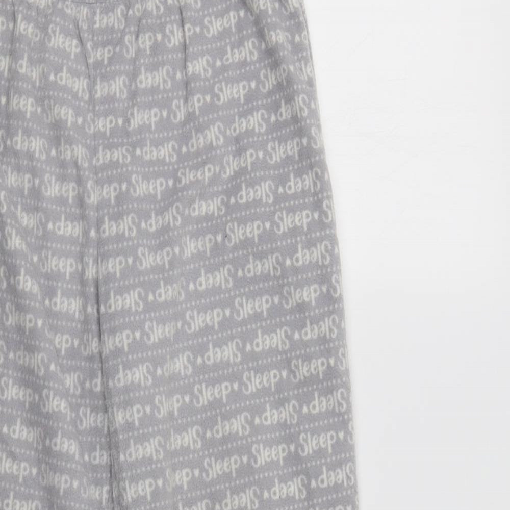 George Womens Grey  Fleece  Pyjama Pants Size 8  - Sleep