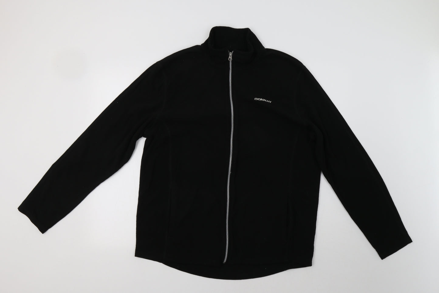 Donnay Womens Black   Full Zip Sweatshirt Size XL
