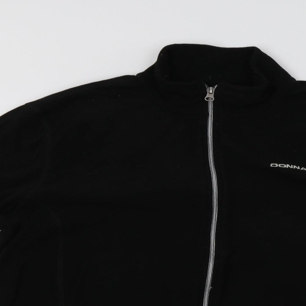 Donnay Womens Black   Full Zip Sweatshirt Size XL