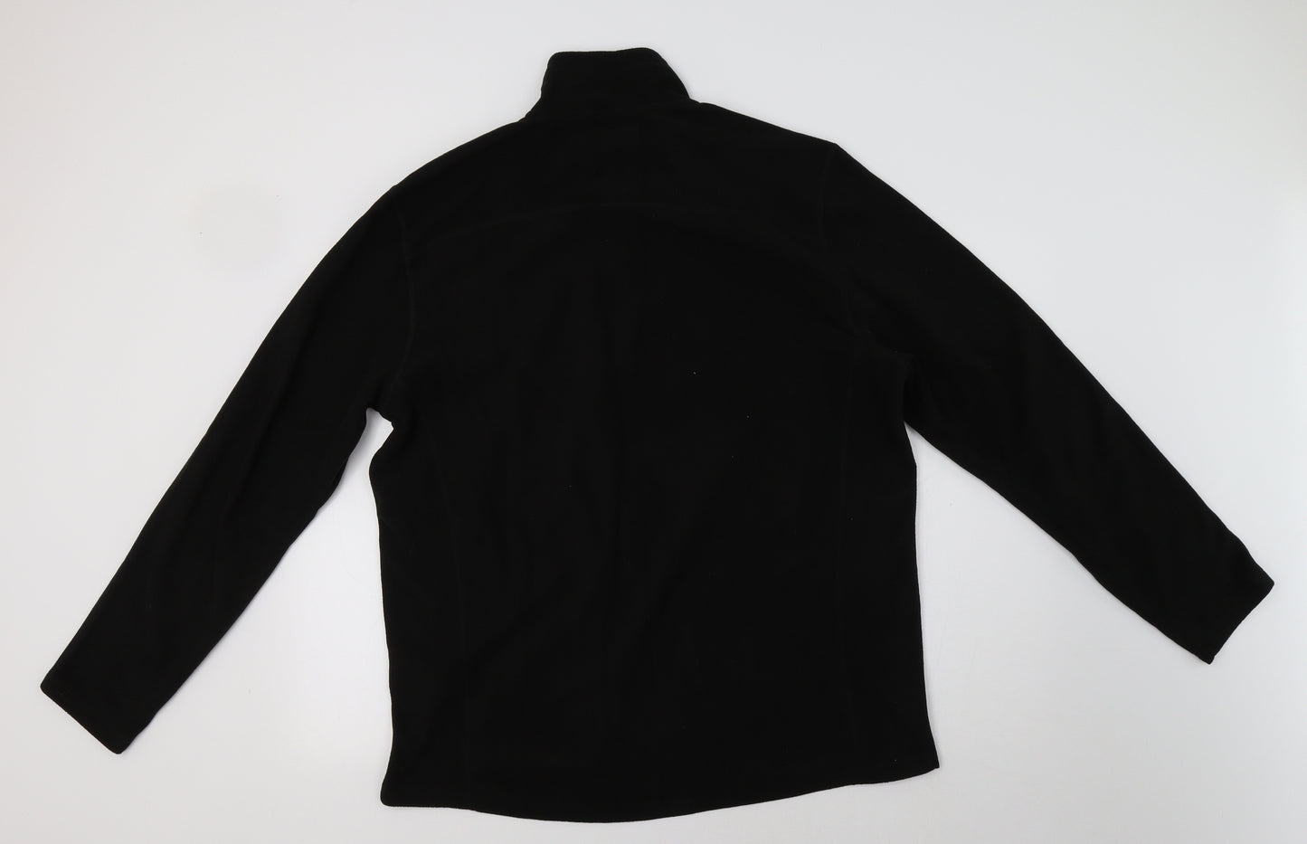 Donnay Mens Black   Full Zip Sweatshirt Size XL