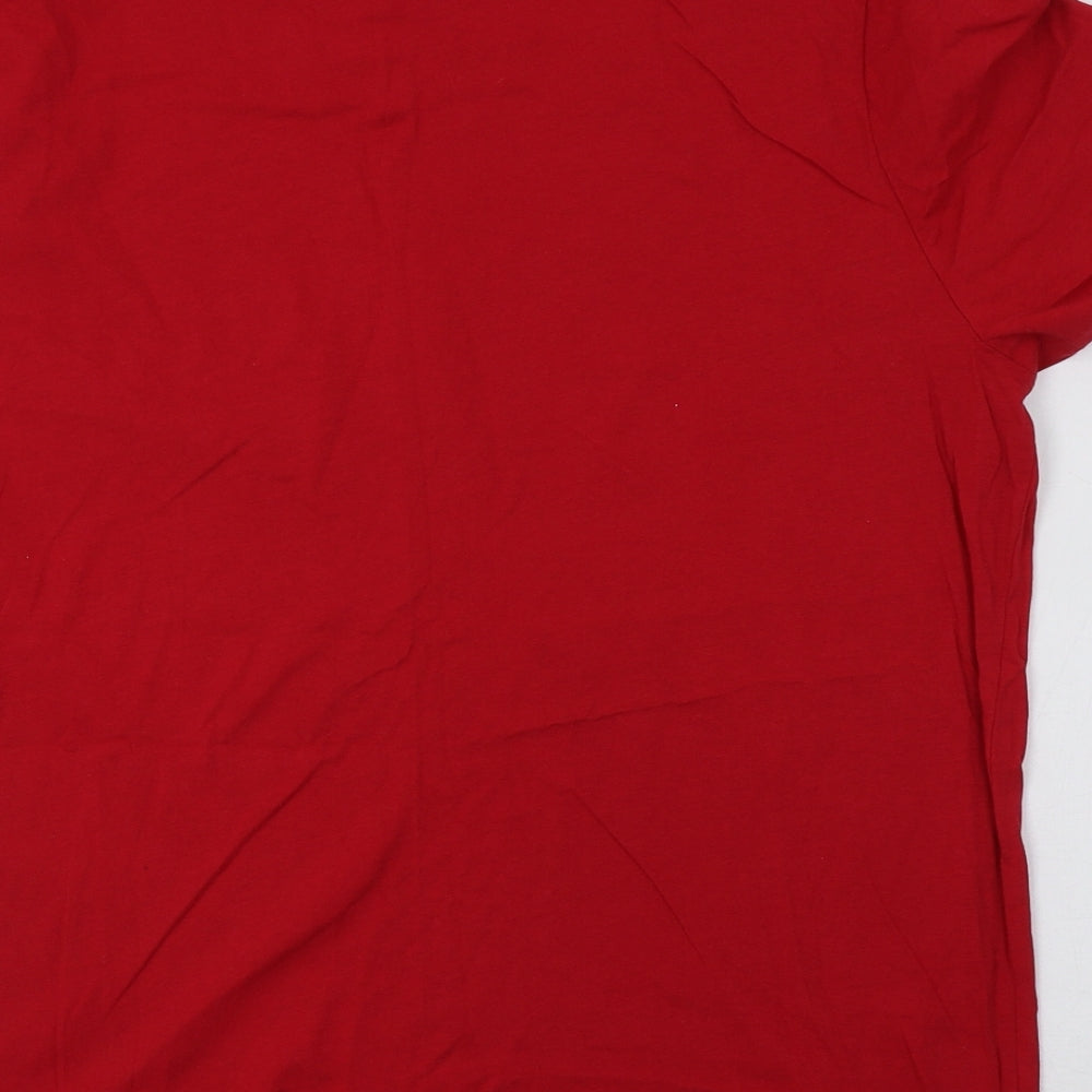 Primark Mens Red    T-Shirt Size XL
