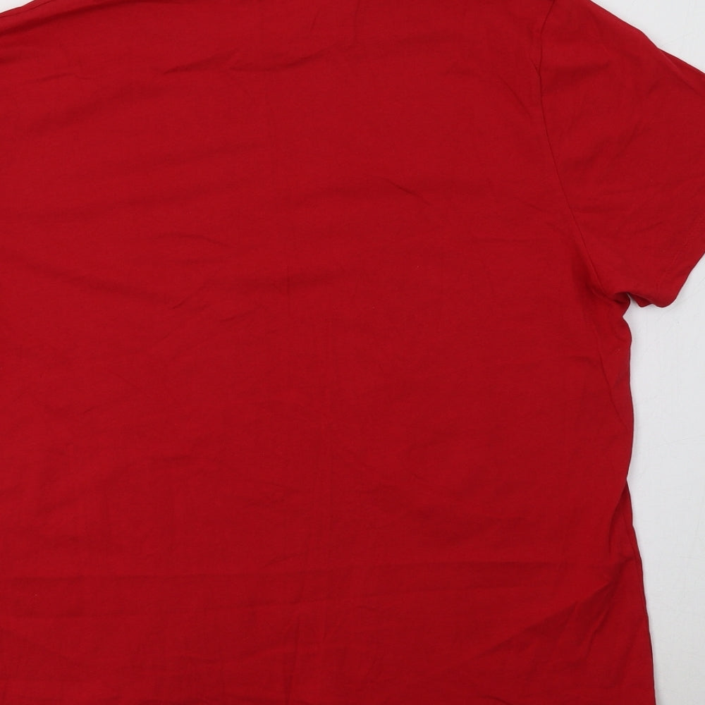 Primark Mens Red    T-Shirt Size XL