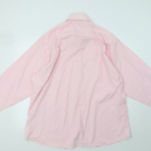 George Mens Pink    Dress Shirt Size 18