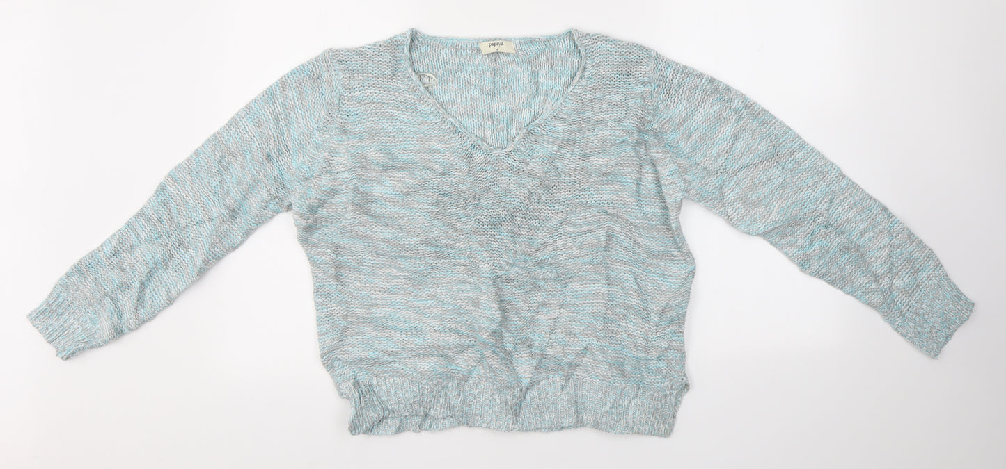 Matalan Womens Blue   Pullover Jumper Size M