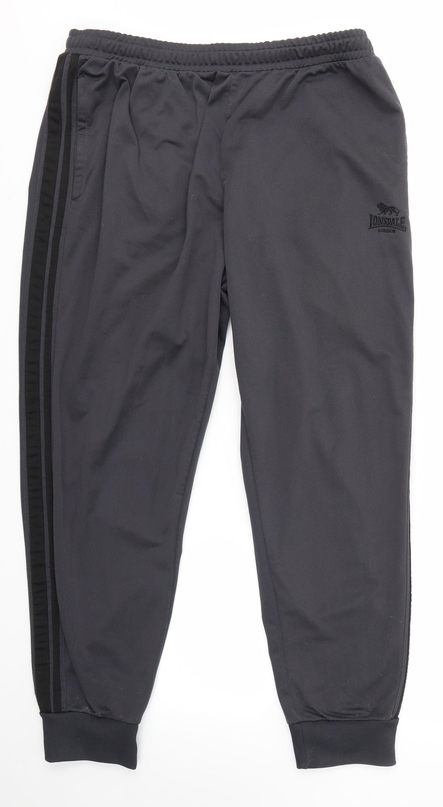 Lonsdale Mens Grey   Jogger Trousers Size XL L28 in