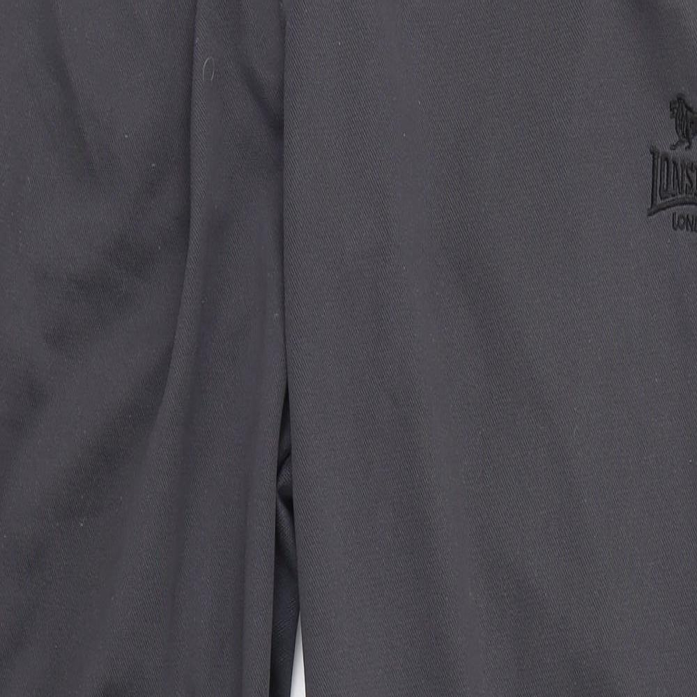 Lonsdale Mens Grey   Jogger Trousers Size XL L28 in