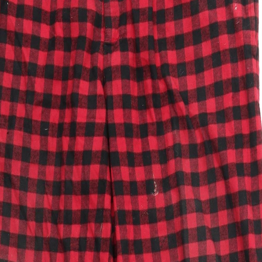 Jack Wills Mens Red Check   Pyjama Pants Size XL