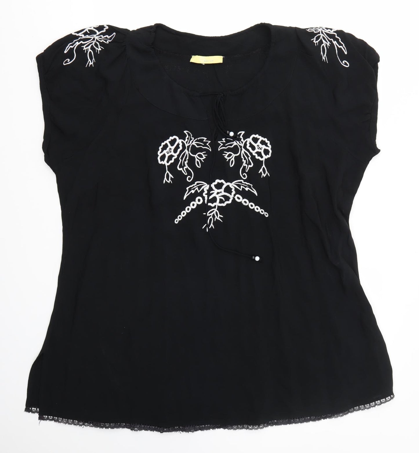 Agenda Womens Black   T-Shirt Dress  Size 26