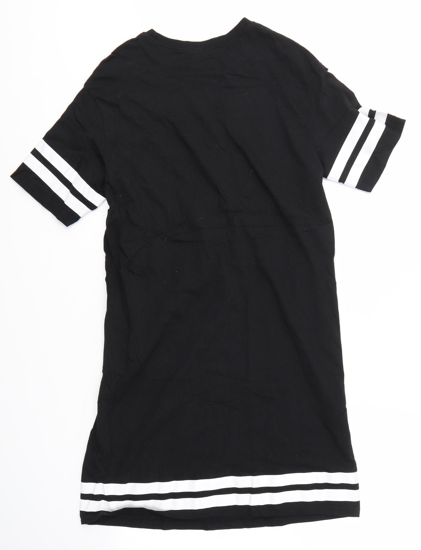 H&M Womens Black   T-Shirt Dress  Size 6