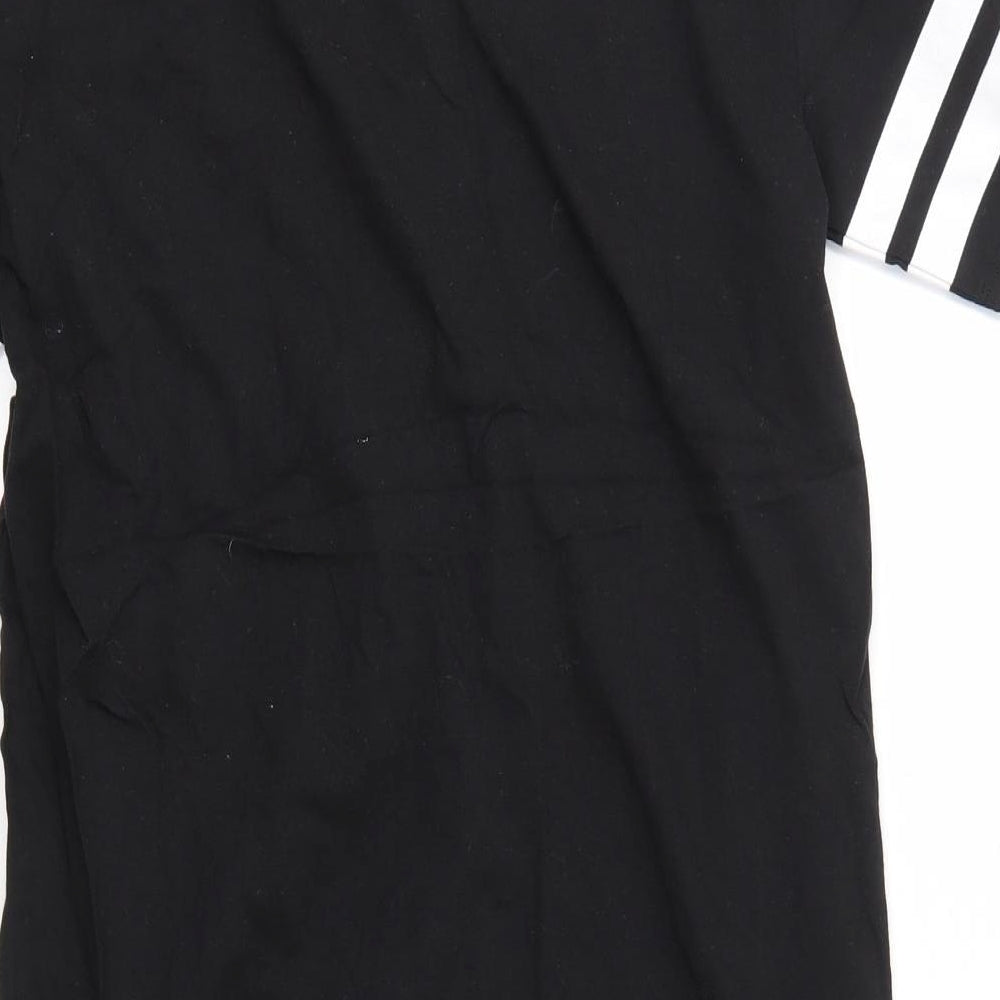 H&M Womens Black   T-Shirt Dress  Size 6