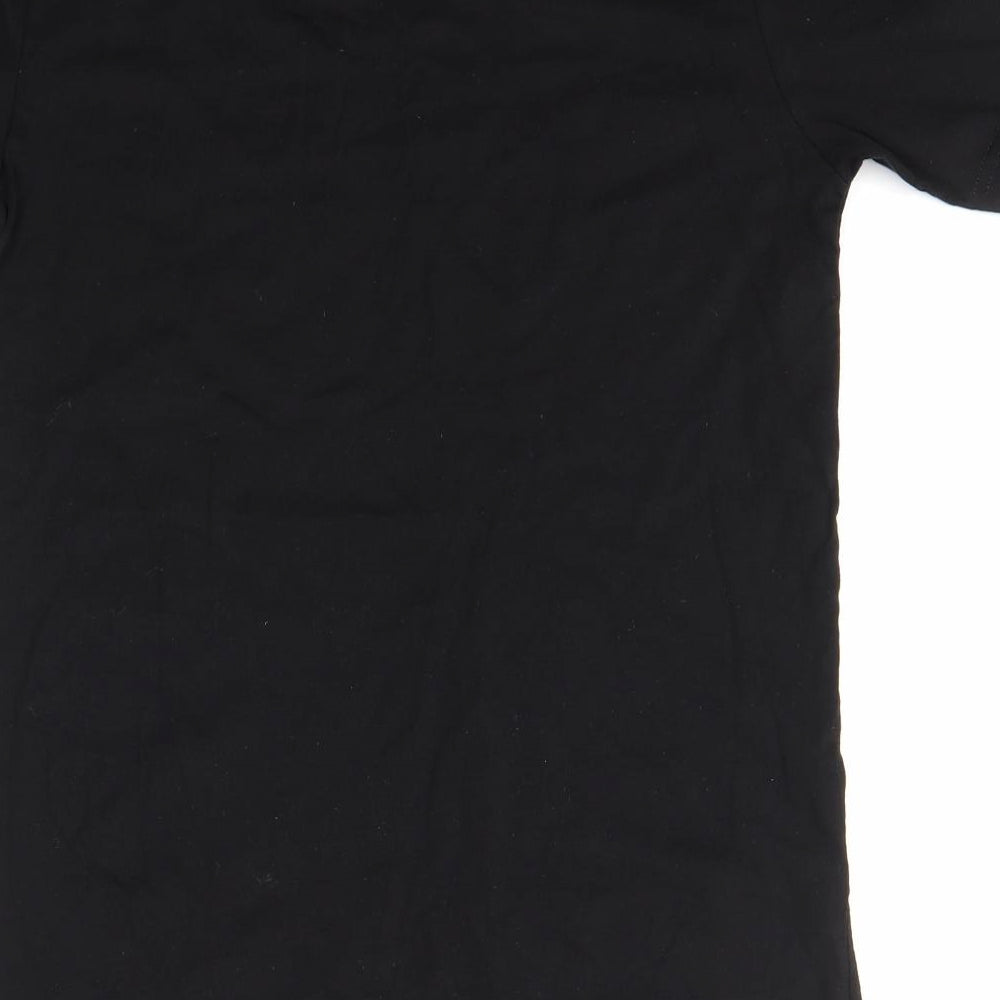 The Spark Company Womens Black   Basic T-Shirt Size S  - Feminist