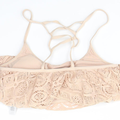 Primark Womens Beige   Cropped Blouse Size 10