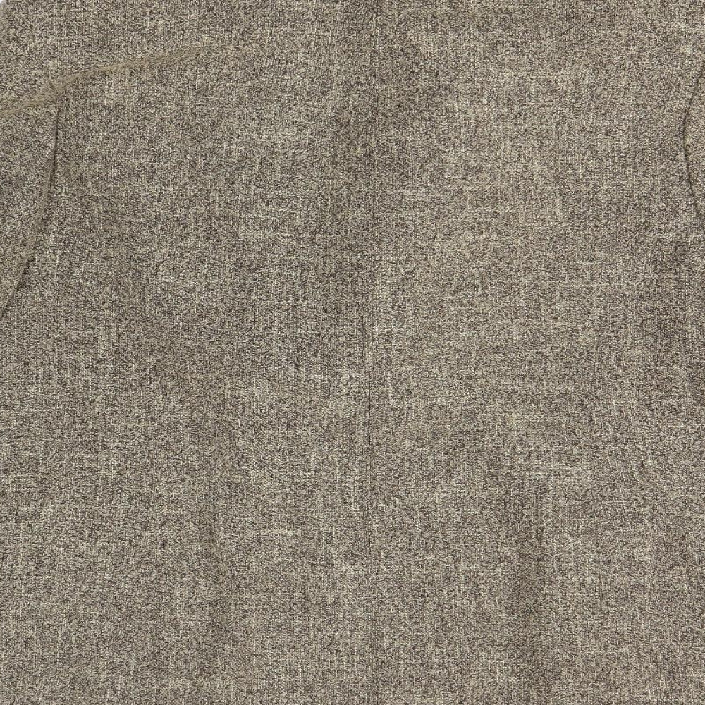Ann Harvey Womens Brown   Overcoat Coat Size 24