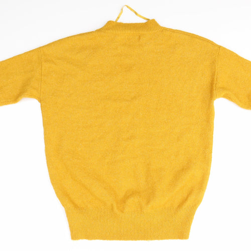 Primark Womens Yellow   Pullover Jumper Size XS